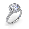 Fana Diamonds Galore Halo Engagement Ring