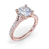 Fana Split Shank Diamond Engagement Ring