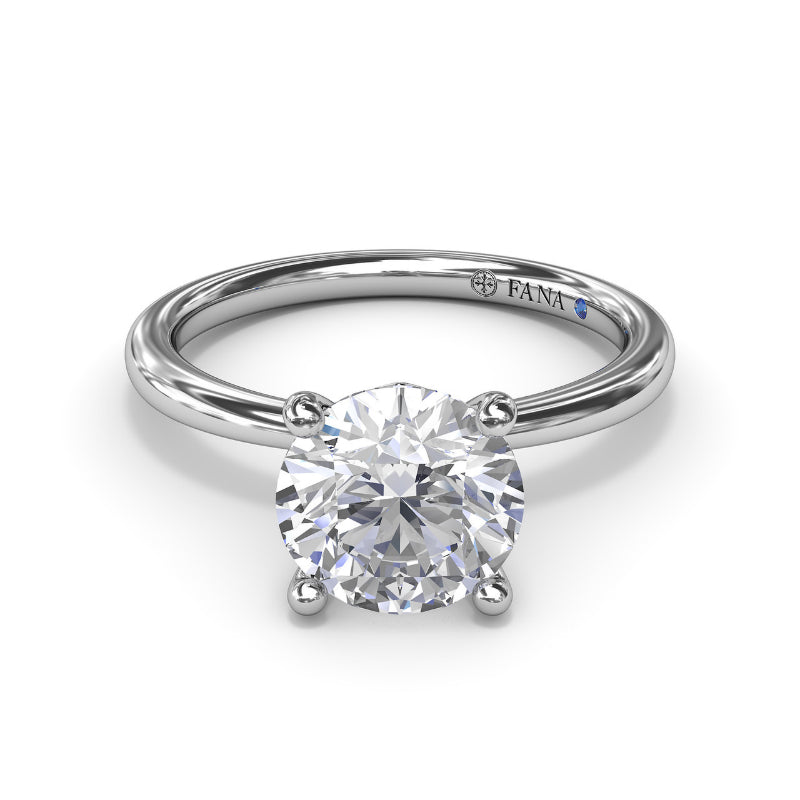 Fana Hidden Halo Engagement Ring