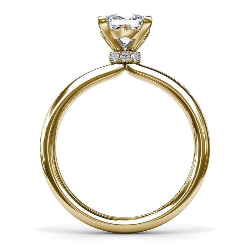 Fana Princess-Cut Diamond Engagement Ring