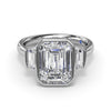 Fana Bezel Set Diamond Engagement Ring