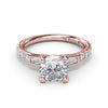 Fana Tapered Baguette Diamond Engagement Ring