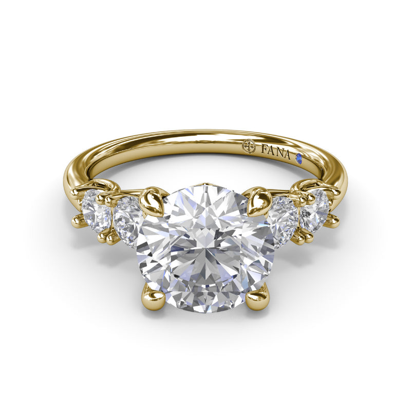 Fana Double Side Stone Engagement Ring