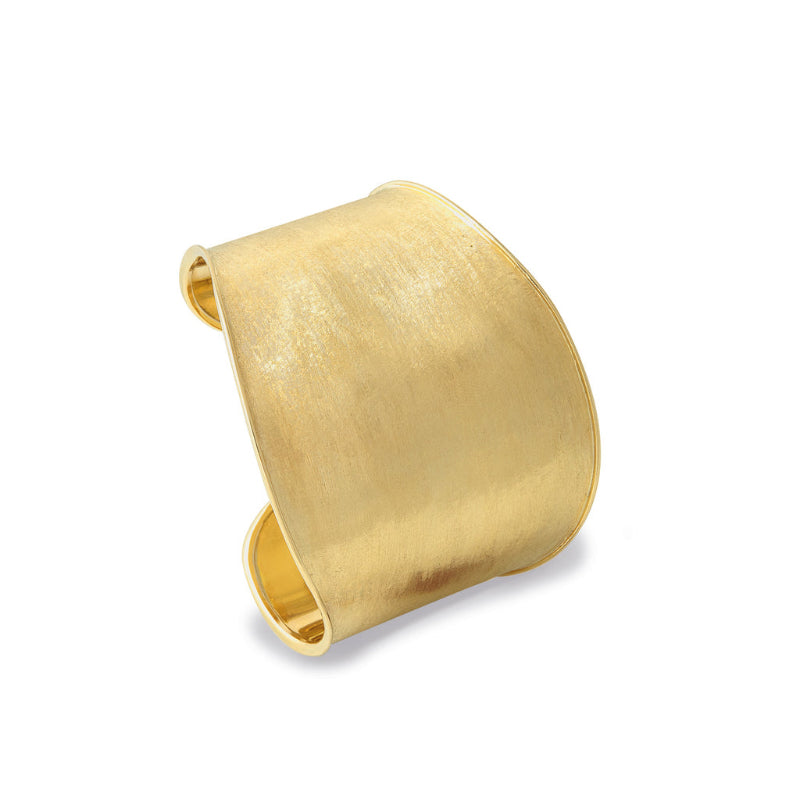 Marco Bicego Lunaria Collection 18K Yellow Gold Wide Cuff