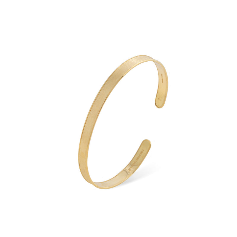 Marco Bicego Uomo Collection 18K Yellow Gold Engraved Cuff Bracelet