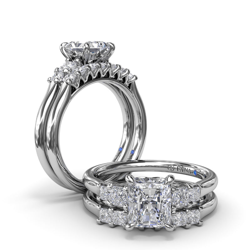 Fana Princess Cut Diamond Wedding Band