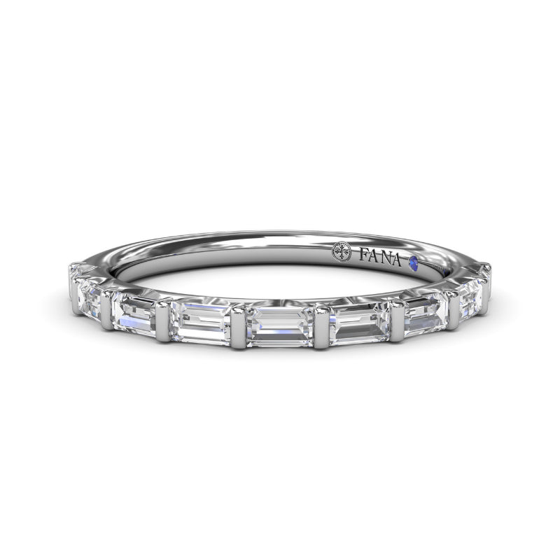 Fana Tapered Baguette Diamond Wedding Band