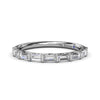 Fana Tapered Baguette Diamond Wedding Band