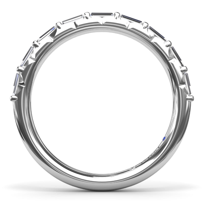 Fana Tapered Baguette Diamond Wedding Band