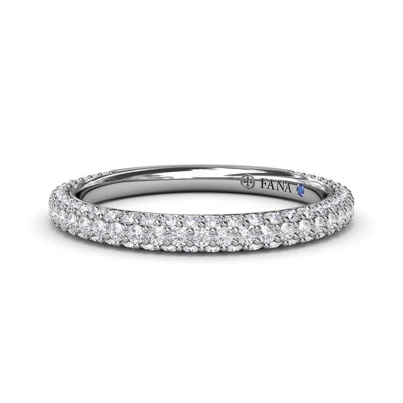 Fana Pave Diamond Wedding Band