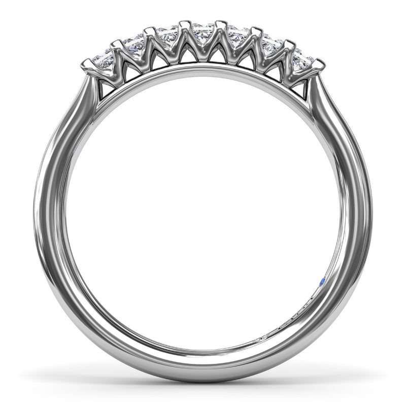 Fana Princess Cut Diamond Wedding Band