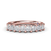 Fana Princess Cut Diamond Wedding Band