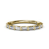 Fana Beautiful Baguette Diamond Wedding Band