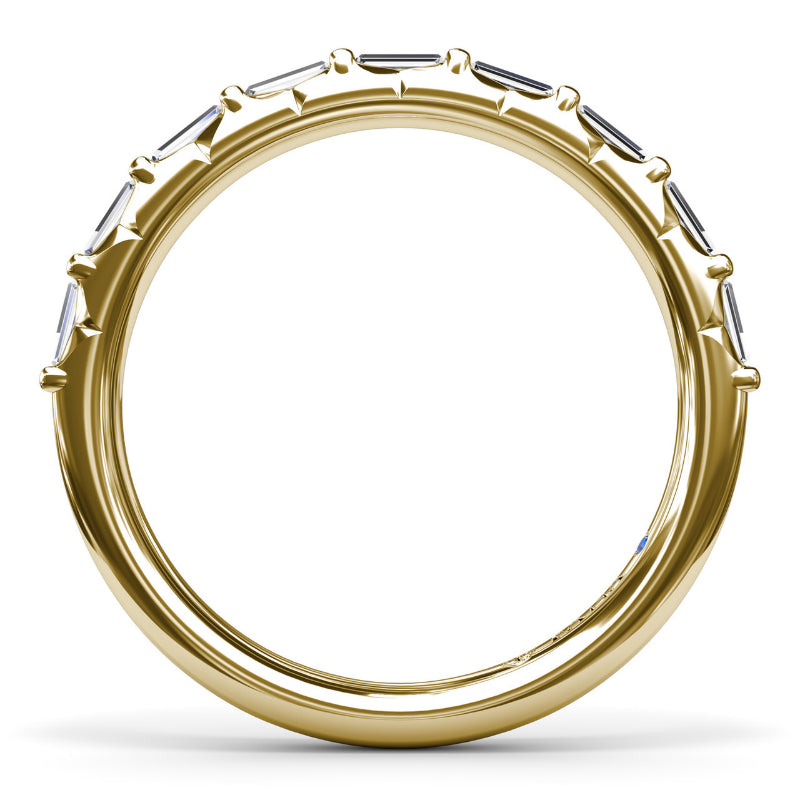 Fana Beautiful Baguette Diamond Wedding Band