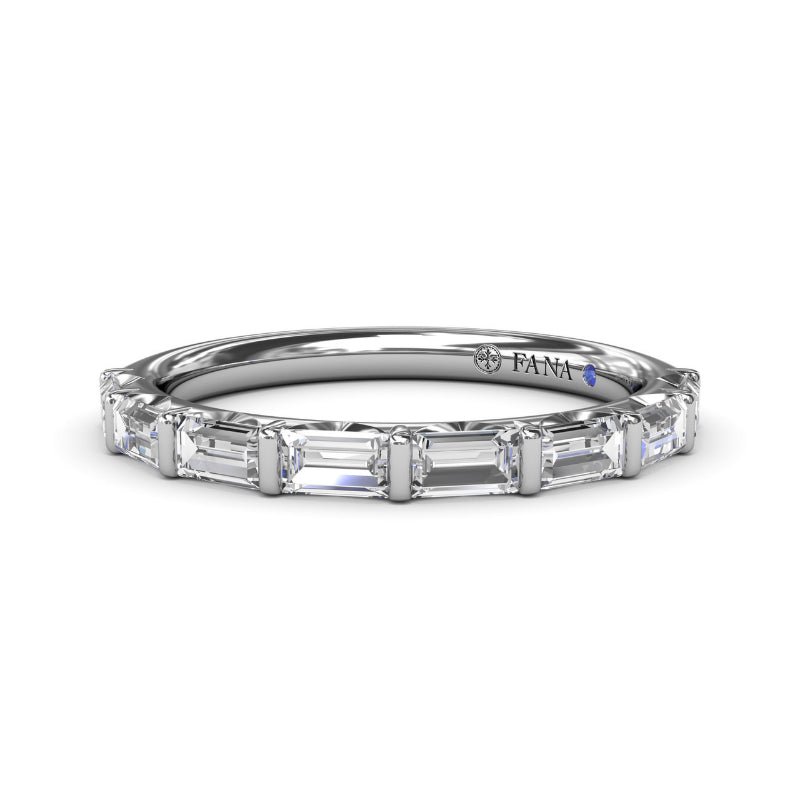 Fana Baguette Diamond Wedding Band