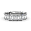 Fana Emerald Cut Diamond Wedding Band
