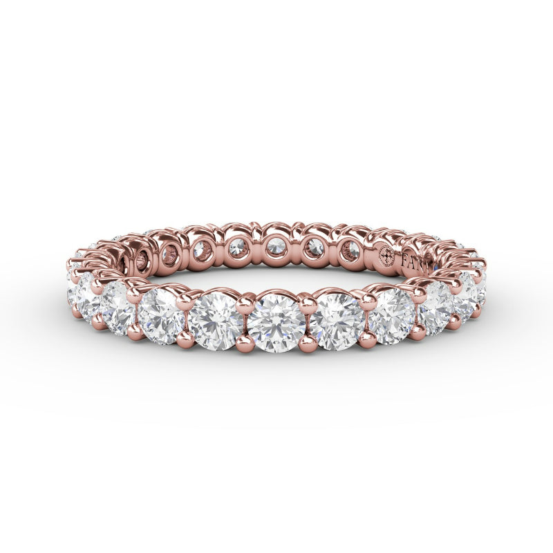 Fana Stunning Shared Prong Eternity Band