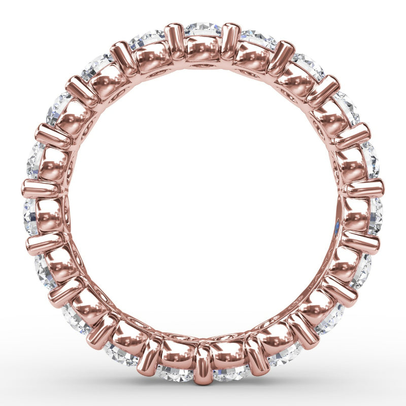 Fana Chunky Shared Prong Eternity Band