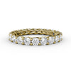 Fana Shared Prong Woven Eternity Band