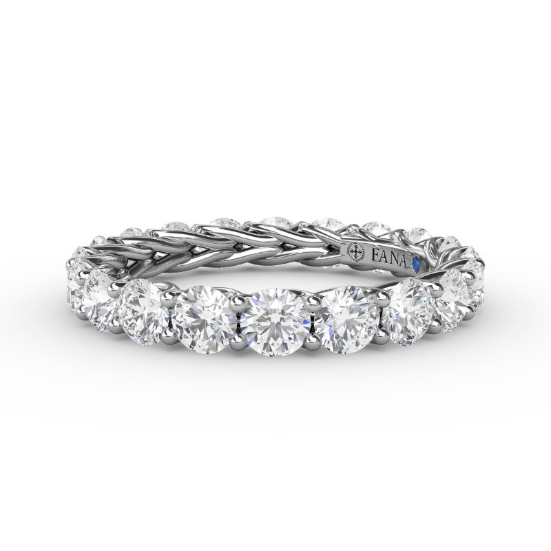 Fana 2.54ct Woven Eternity Band