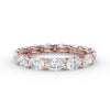 Fana Shared Prong Oval Eternity Band