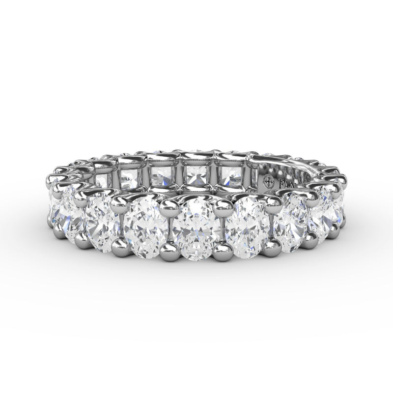 Fana 3.3ct Oval Diamond Eternity Band