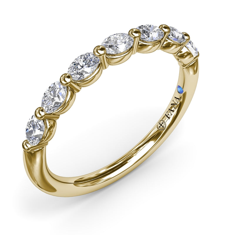 Fana Angelic Oval Diamond Band