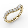 Fana French Pave Set Contour Diamond Band