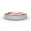 Fana Domed Diamond Pave Band