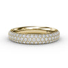 Fana Domed Diamond Pave Band