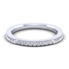 Gabriel & Co. 14k White Gold Victorian Diamond Wedding Band