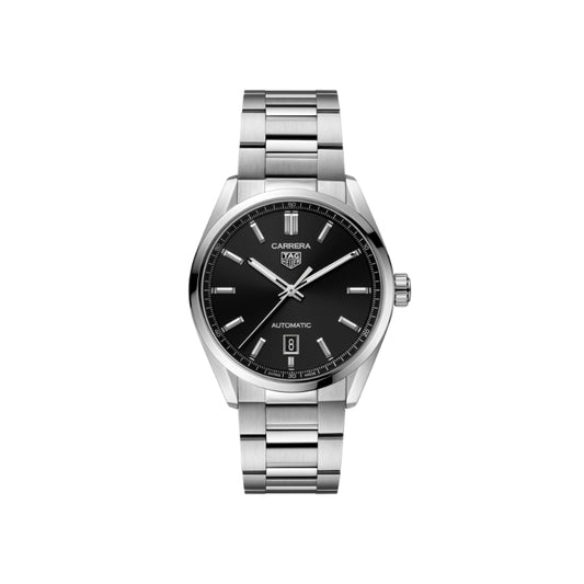 TAG Heuer Carrera Calibre 5 Automatic Mens Black Steel Watch
