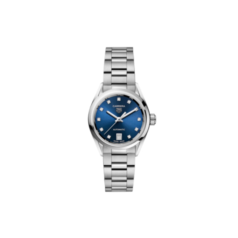 TAG Heuer Carrera Calibre 9 Automatic Ladies Blue Steel Watch