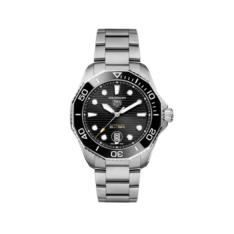 TAG Heuer Aquaracer Calibre 5 Automatic Mens Black Steel Watch