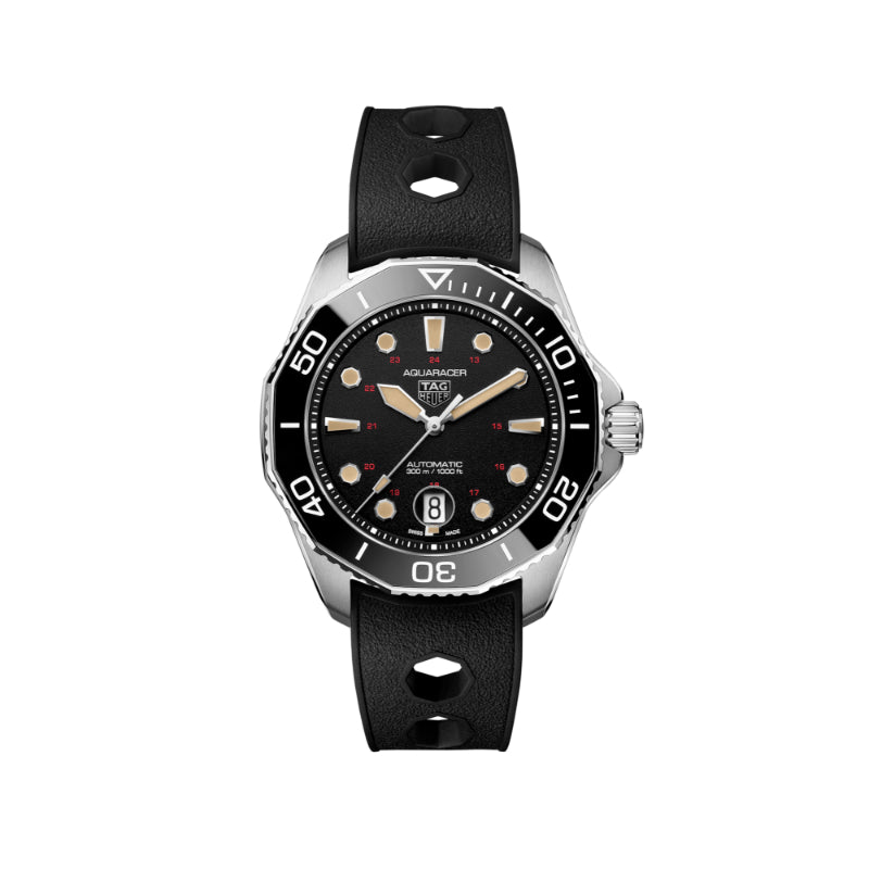 TAG Heuer Aquaracer Limited Edition Calibre 5 Automatic Mens Black Rubber Watch