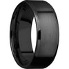 Lashbrook Black Zirconium 8mm Men's Wedding Band