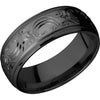 Lashbrook Black Zirconium 8mm Men's Wedding Band