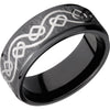 Lashbrook Black Zirconium 8mm Men's Wedding Band