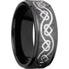 Lashbrook Black Zirconium 8mm Men's Wedding Band