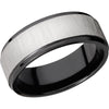 Lashbrook Black Zirconium 8mm Men's Wedding Band