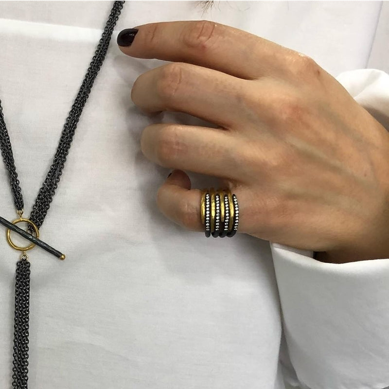 Lika Behar Zebra Ring