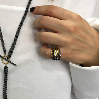 Lika Behar Zebra Ring