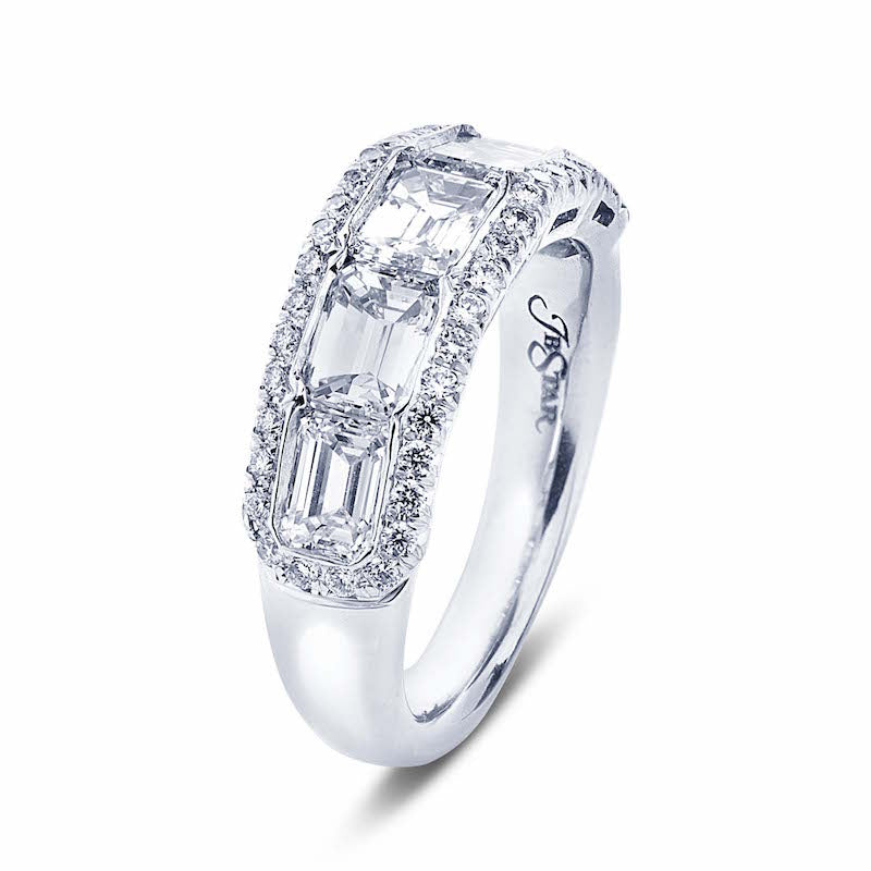 JB Star Platinum Anniversary Wedding Band - 5327-010