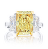 JB Star Fancy Yellow Diamond Engagement Ring